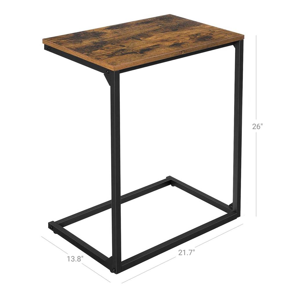 Industrial C-shaped Side Table for Sale | Home Furniture | VASAGLE