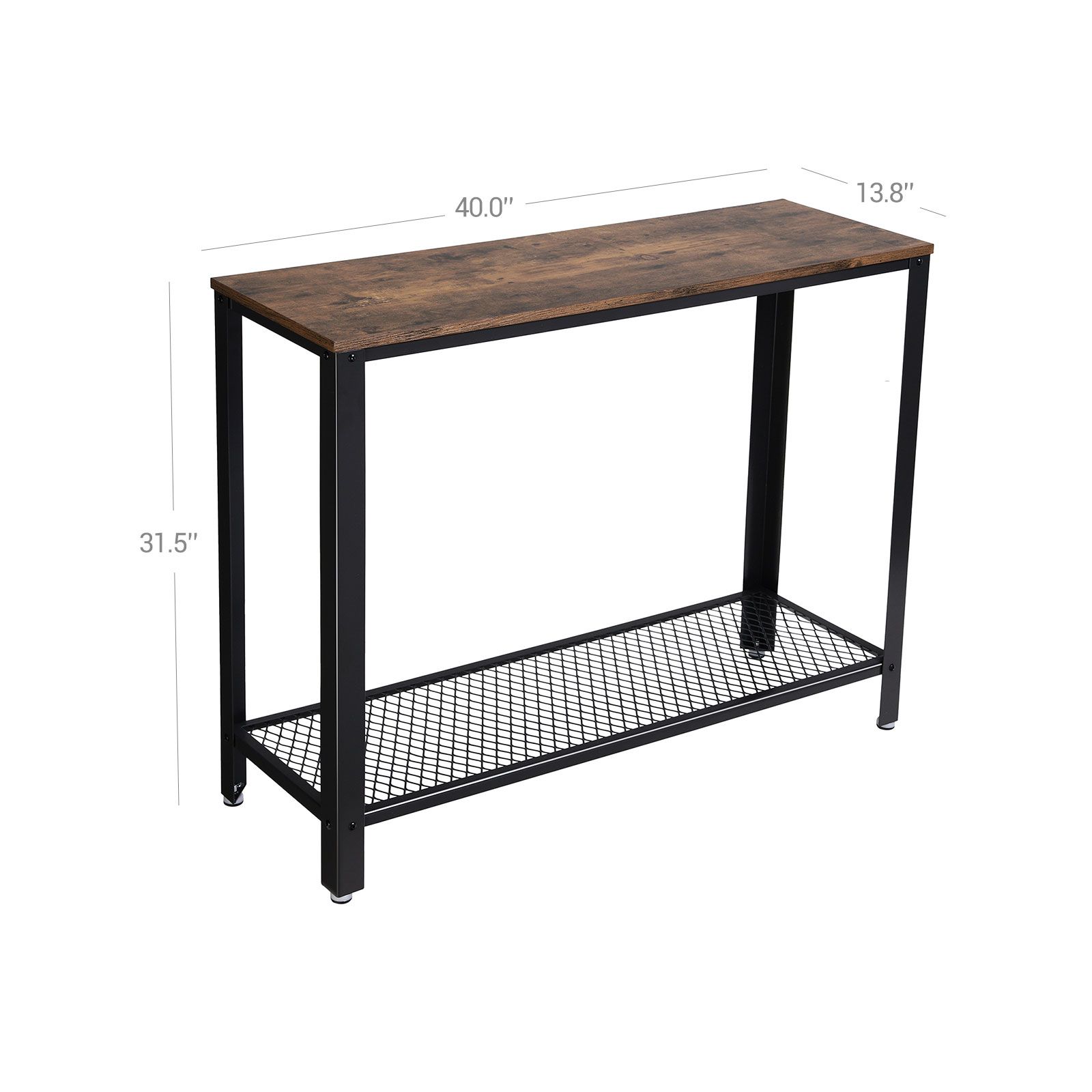 Vintage Industrial Style Console Table Home Furniture VASAGLE by