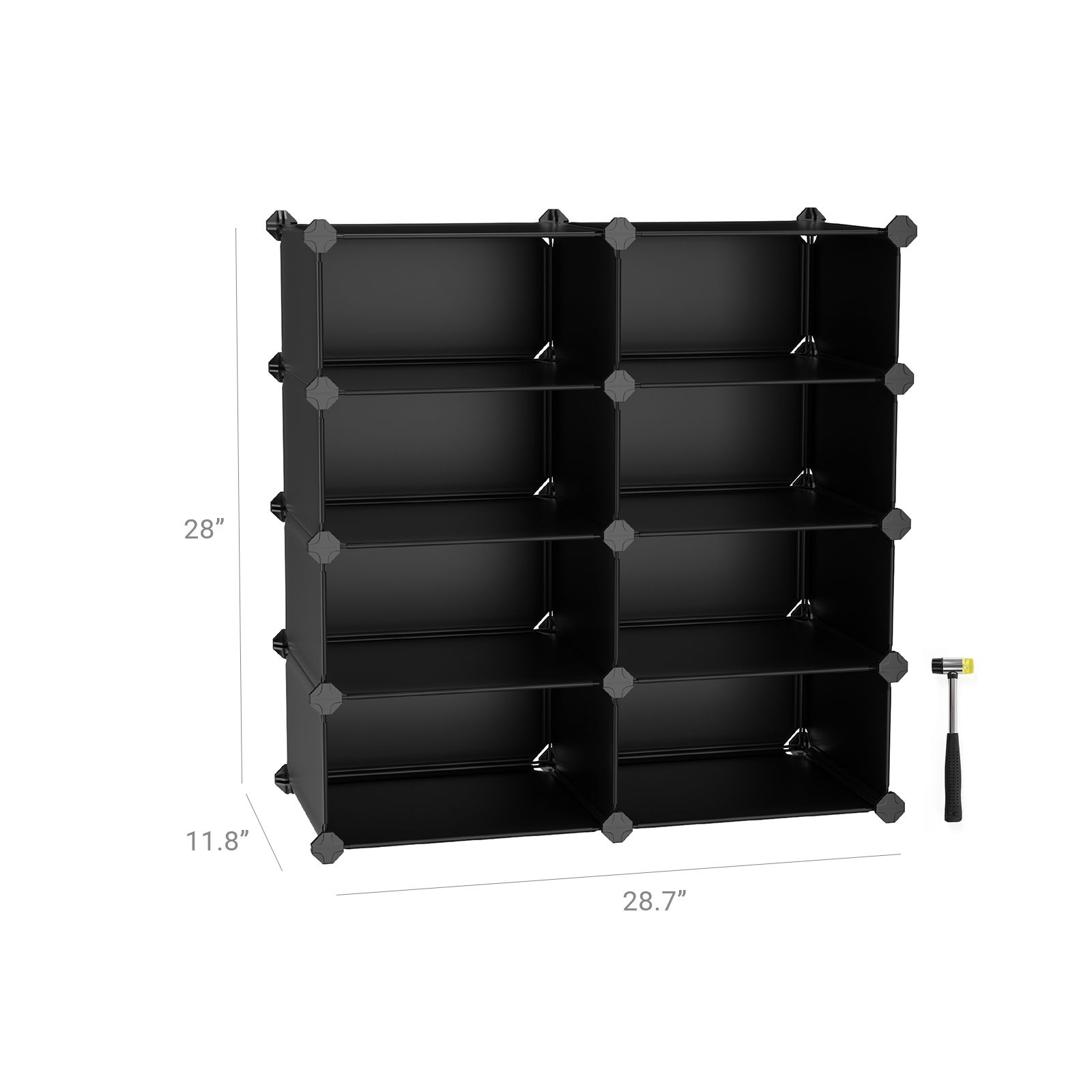 8 Cubes Shoe Rack Cube Organizer SONGMICS