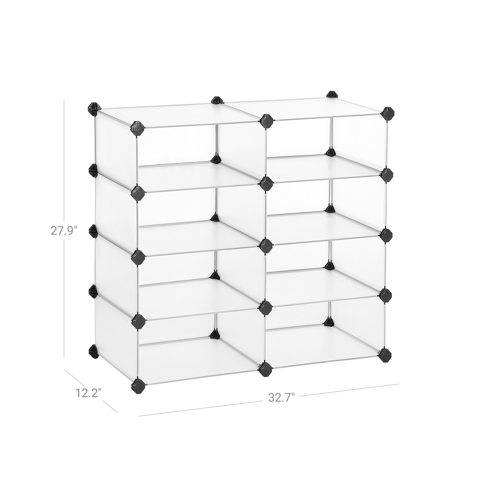 8 Cubes Organizer Unit Cube Organizer SONGMICS