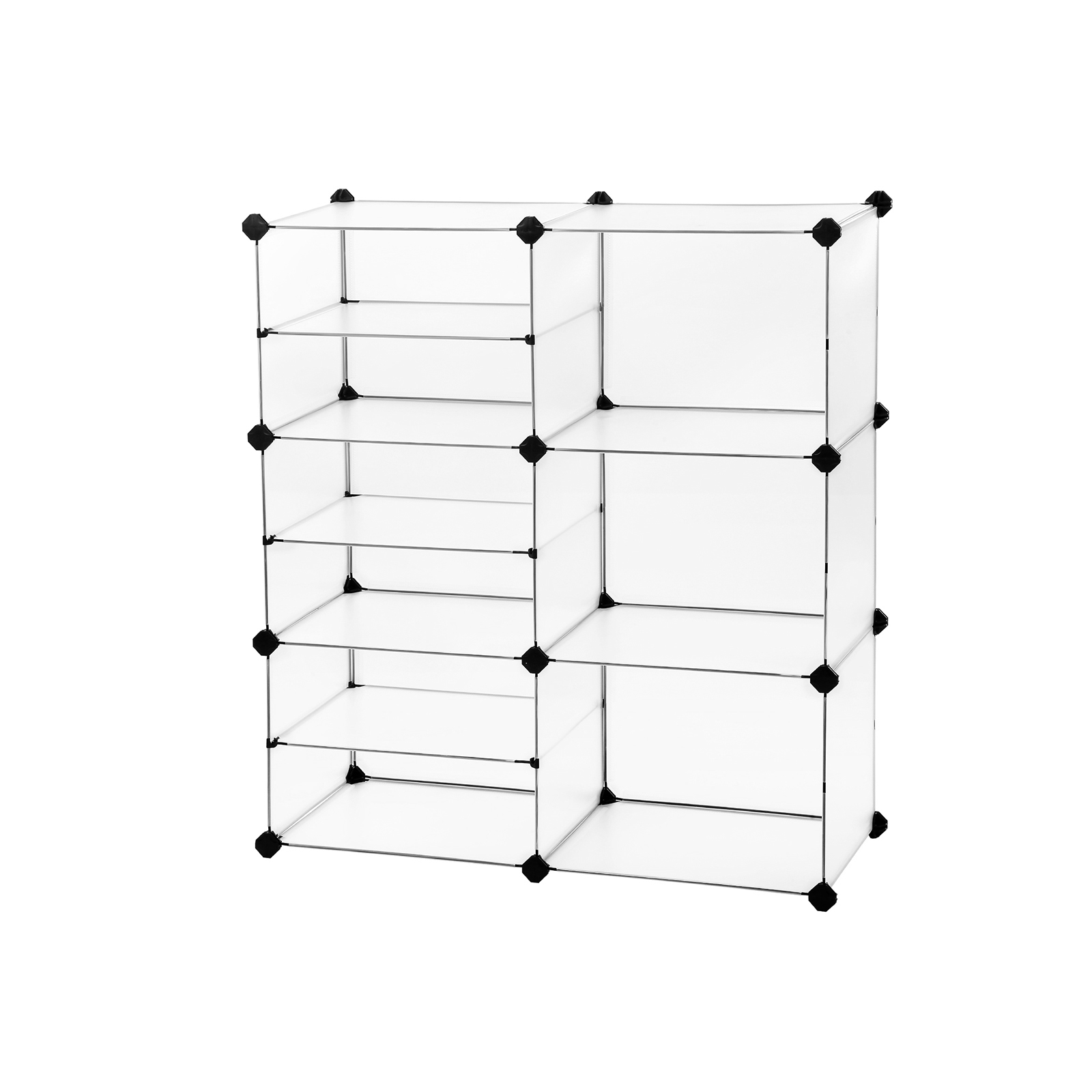 Interlocking Plastic Cubes Organizer - Cube Organizer | SONGMICS