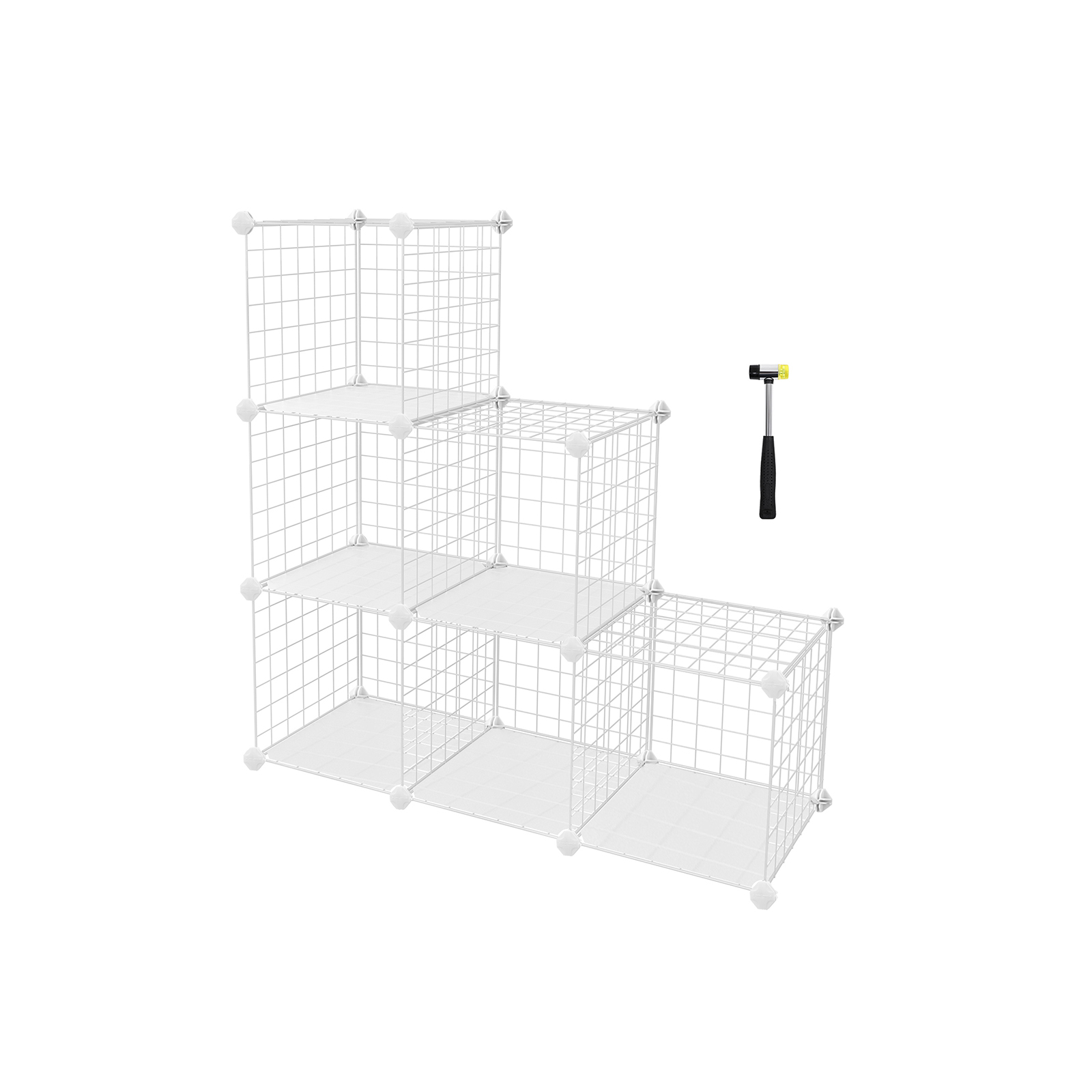 White Wire Mesh Organizer