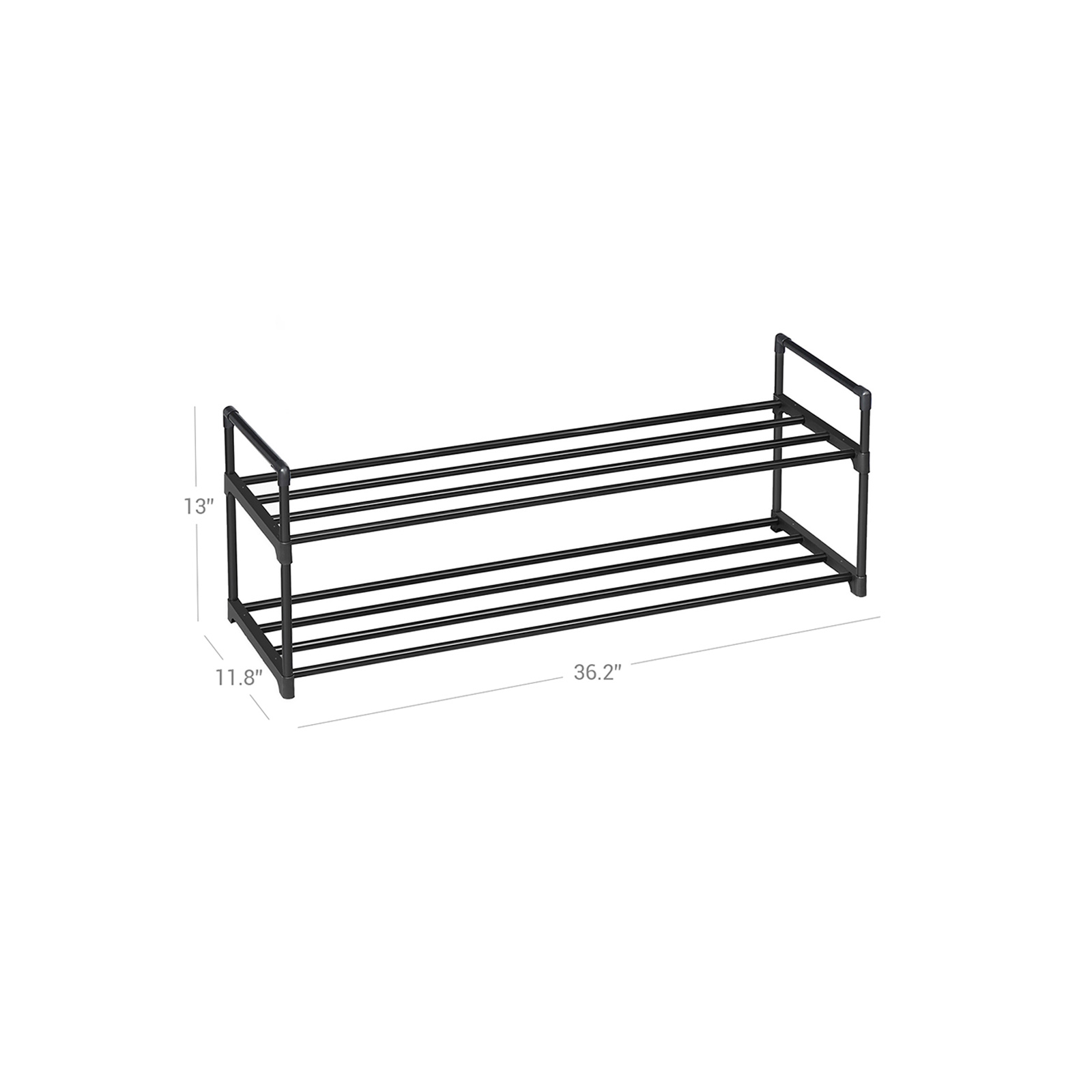 Slatted Metal Shoe Rack Shoe Rack SONGMICS