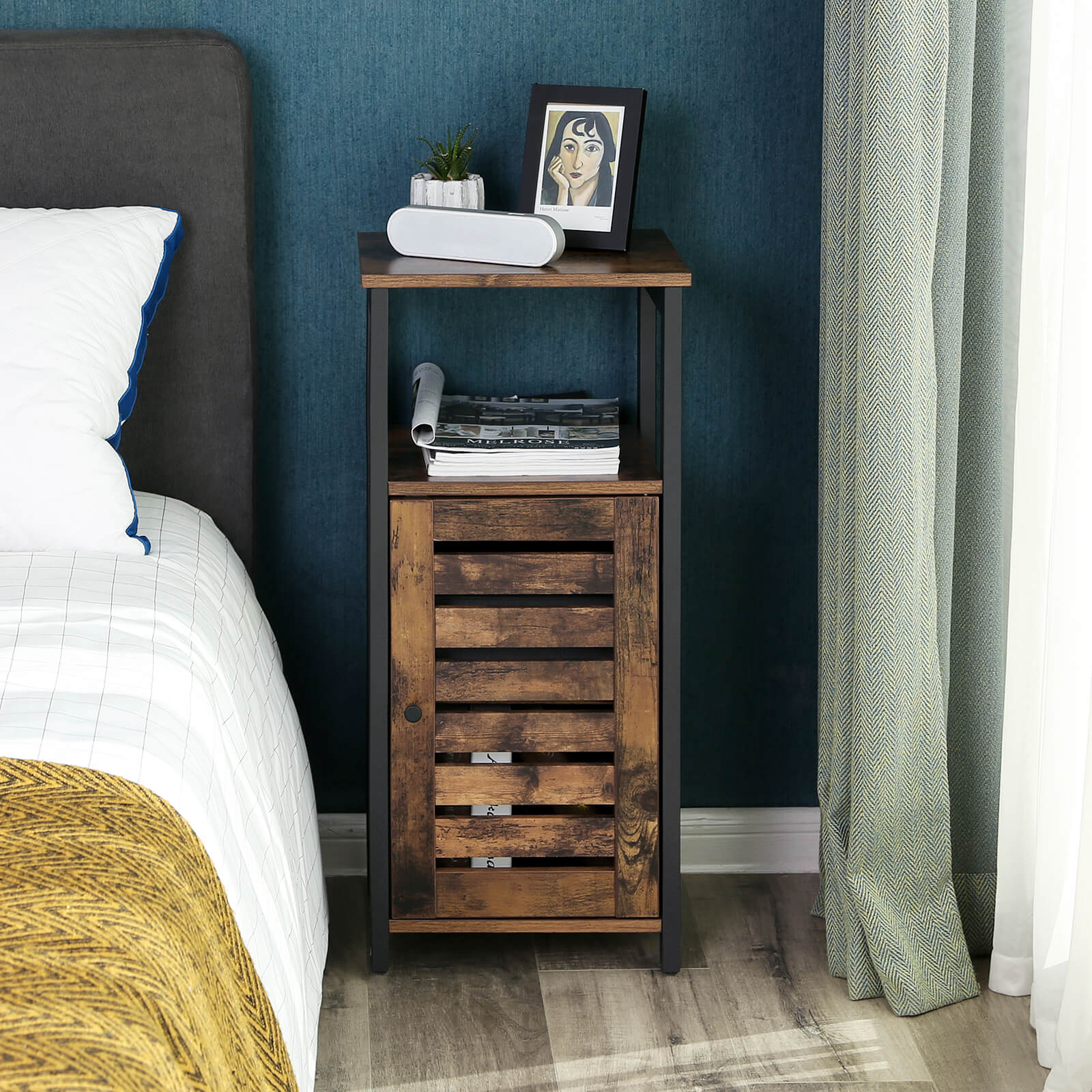 Small Industrial Floor Standing Storage Home Furniture