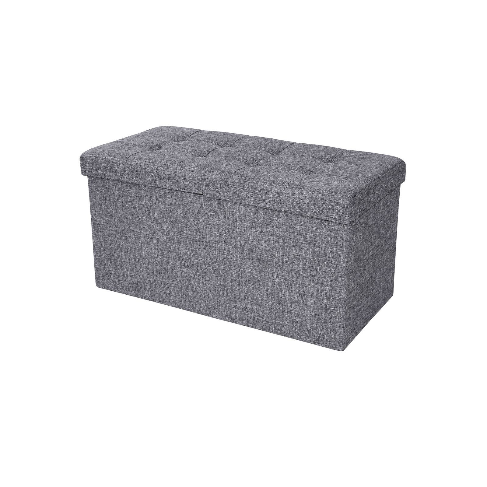 Grey Storage Bench