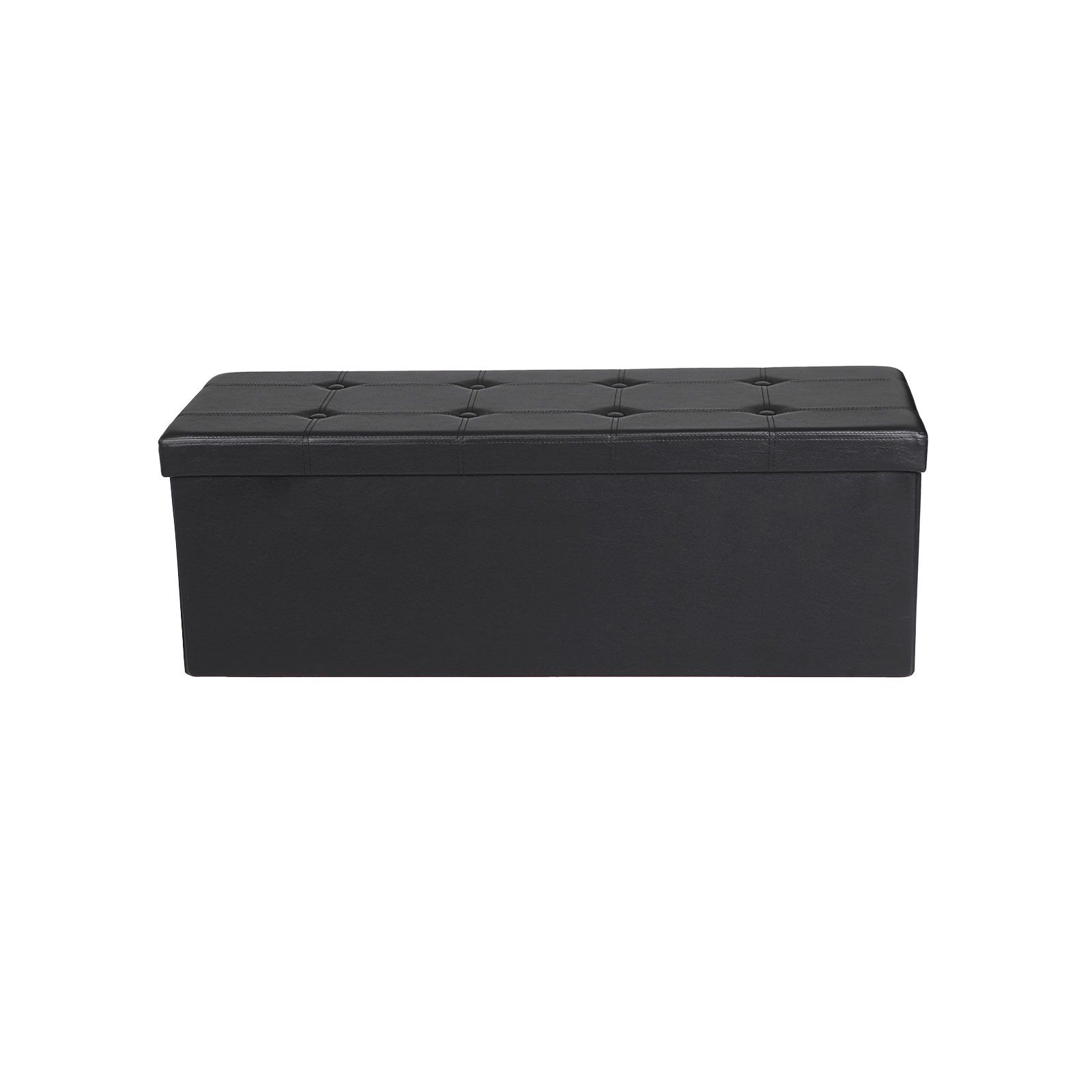 Black Folding Storage Ottoman Bench on Sale Home Storage SONGMICS