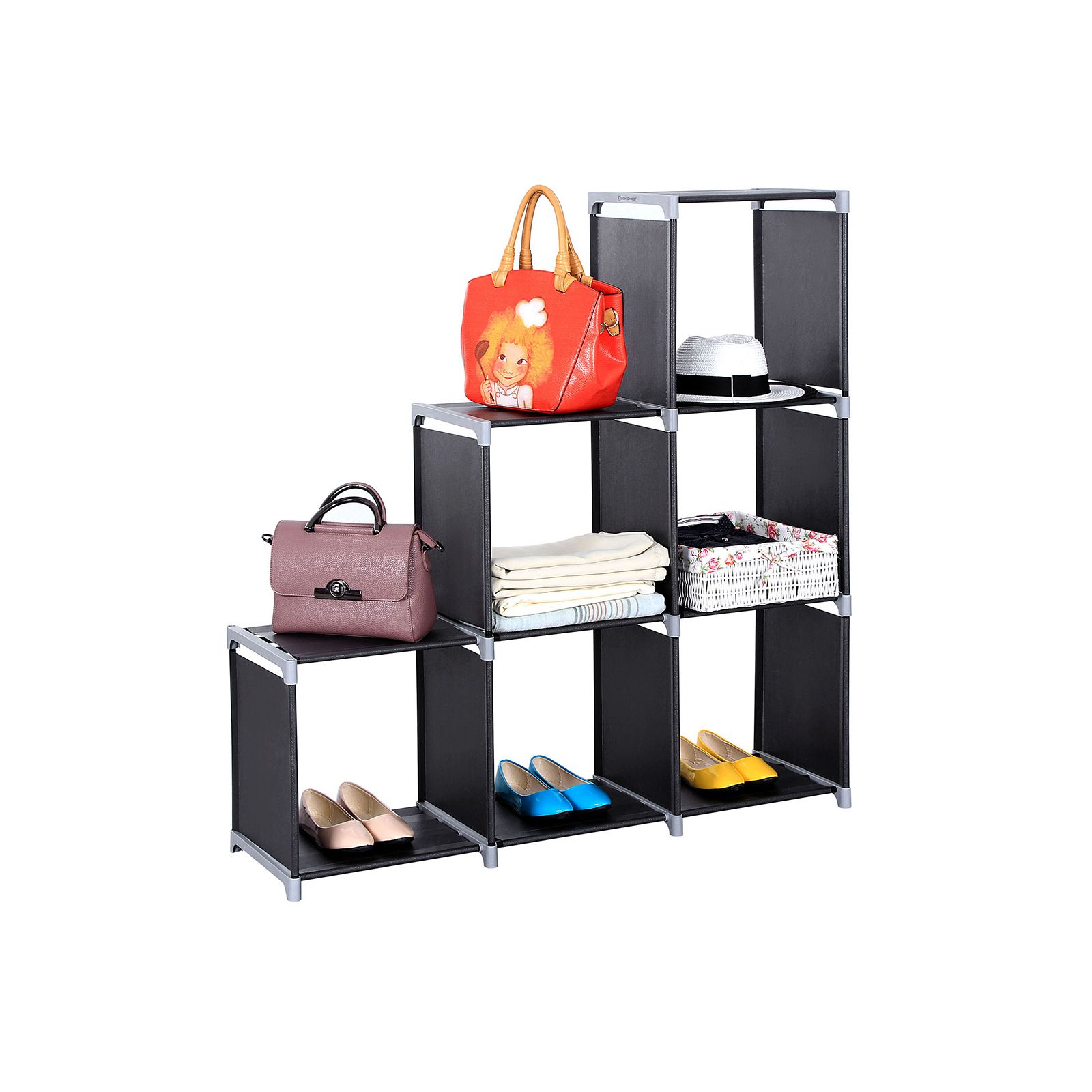 Black Cube Closet Storage Organizer Home Storage SONGMICS