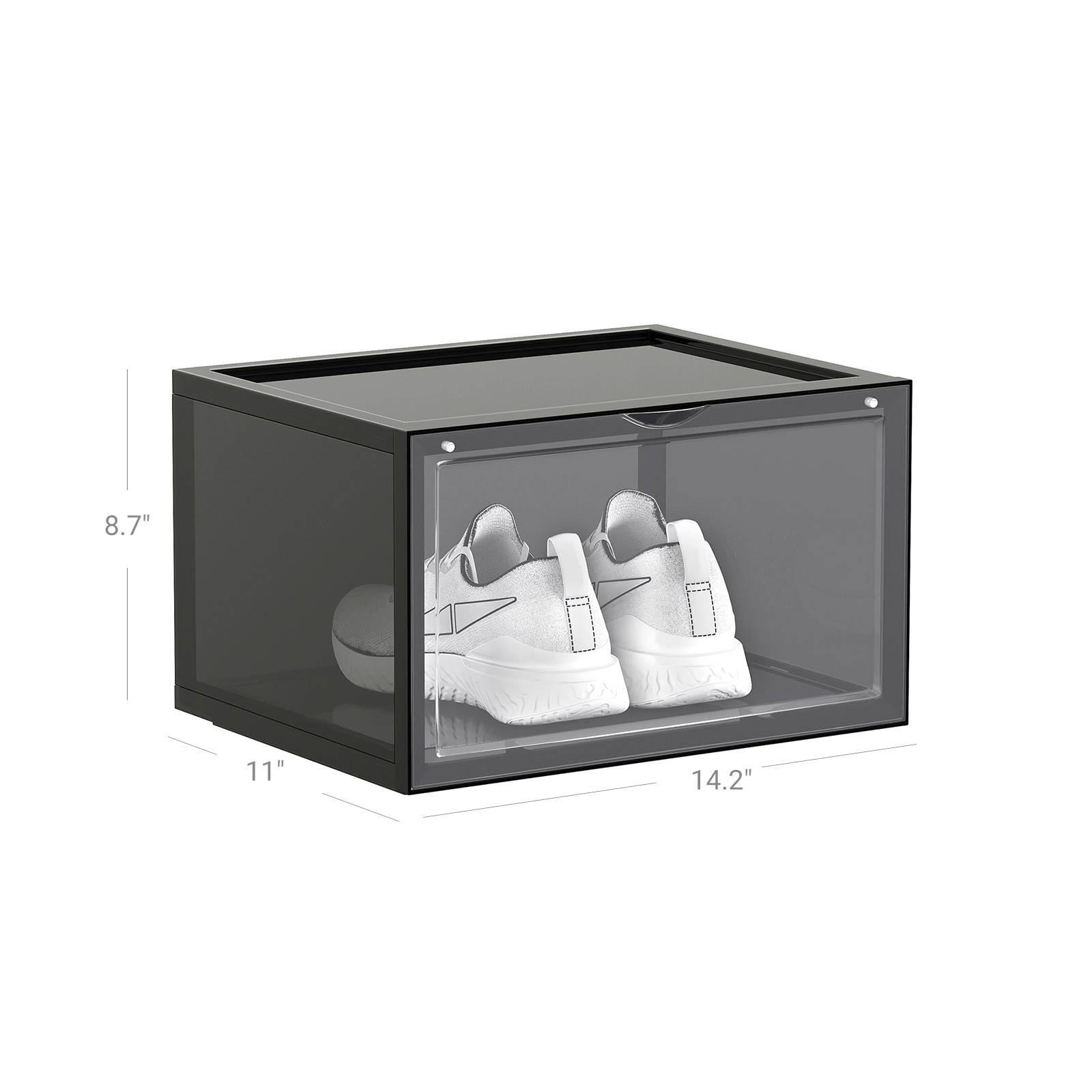Gray Shoe Organizer Boxes for Sale Home Storage & Organizer SONGMICS