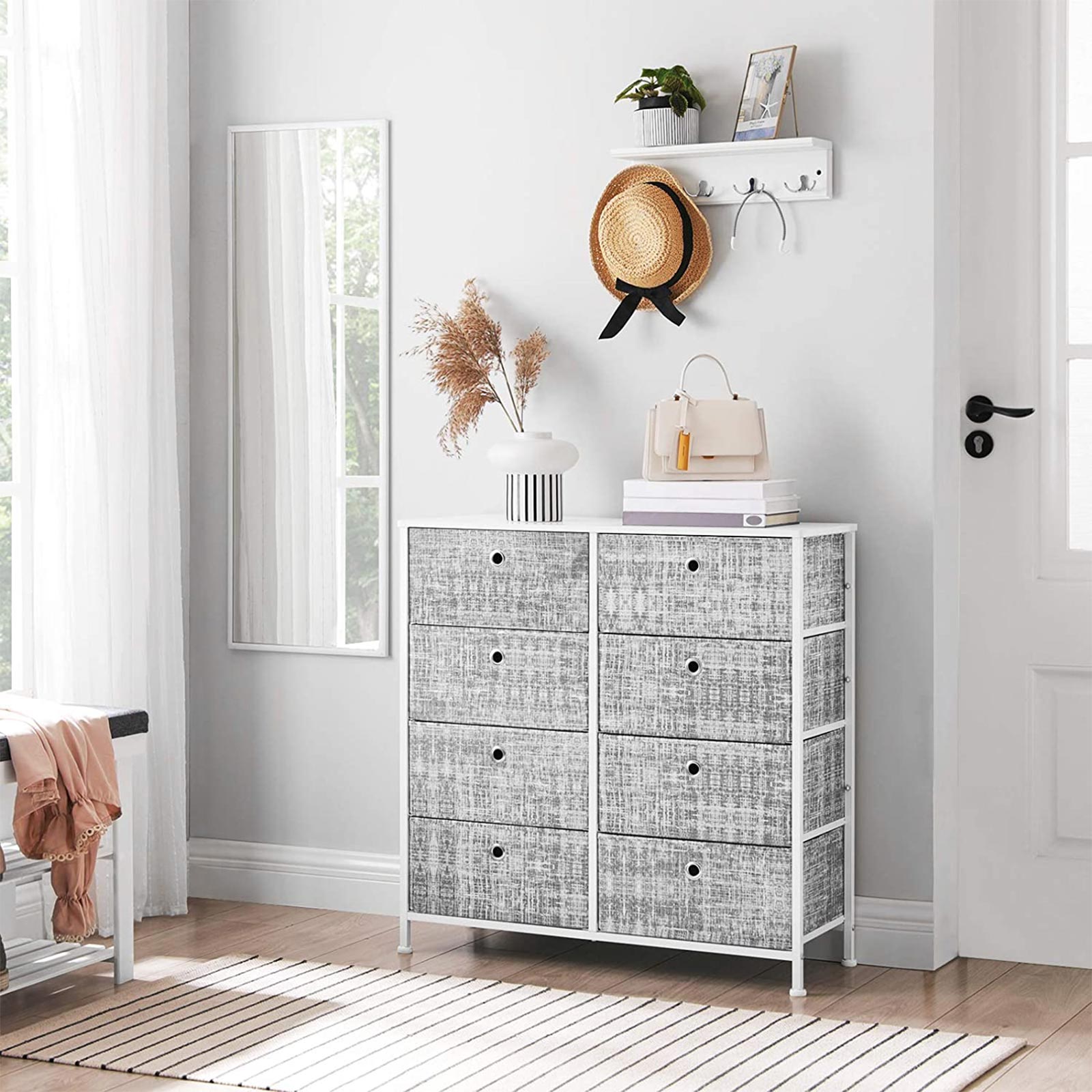 Dresser with 8 Fabric Drawers for Sale Home Storage & Organizer