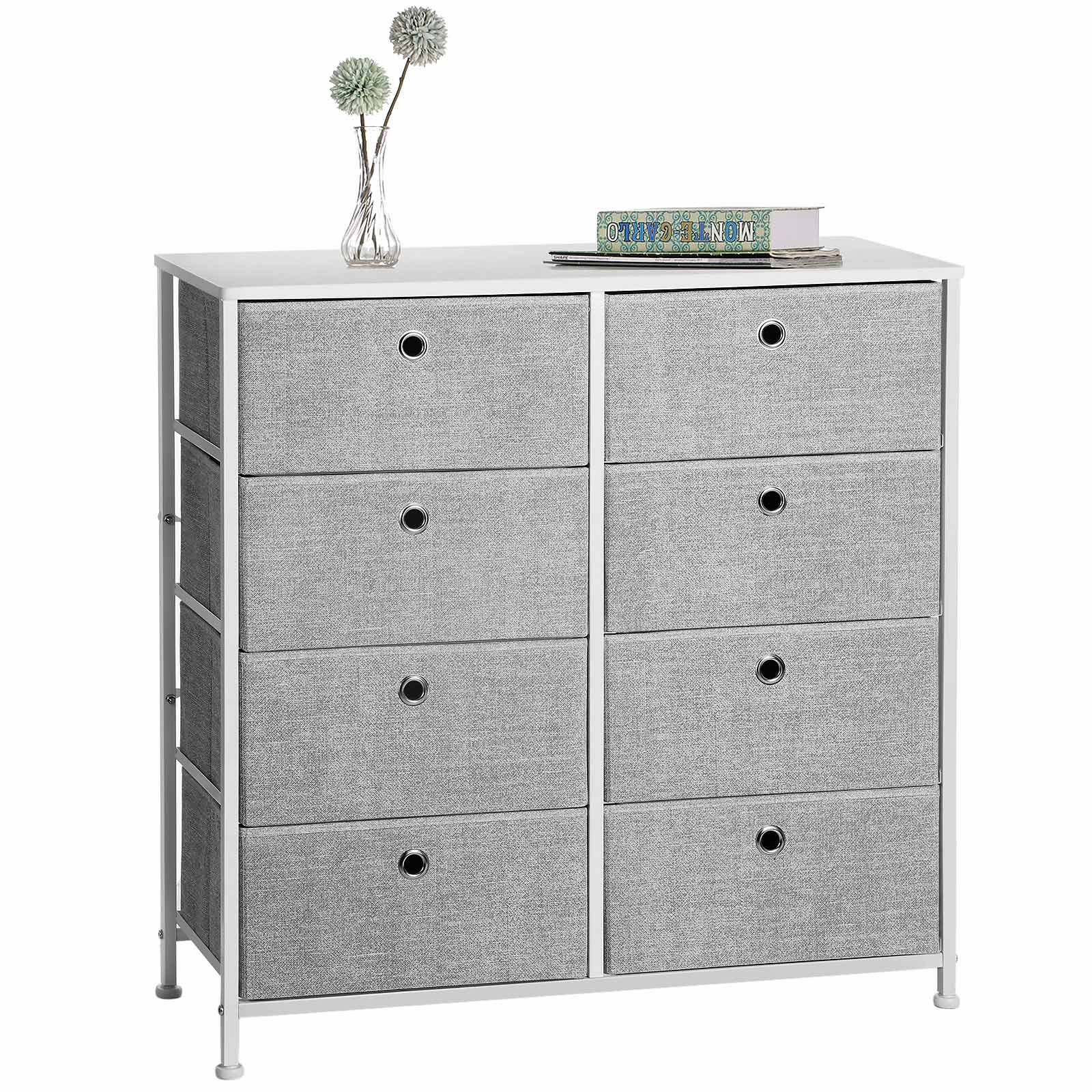 Storage Dresser with 8 Fabric Drawers Home Storage & Organization SONGMICS