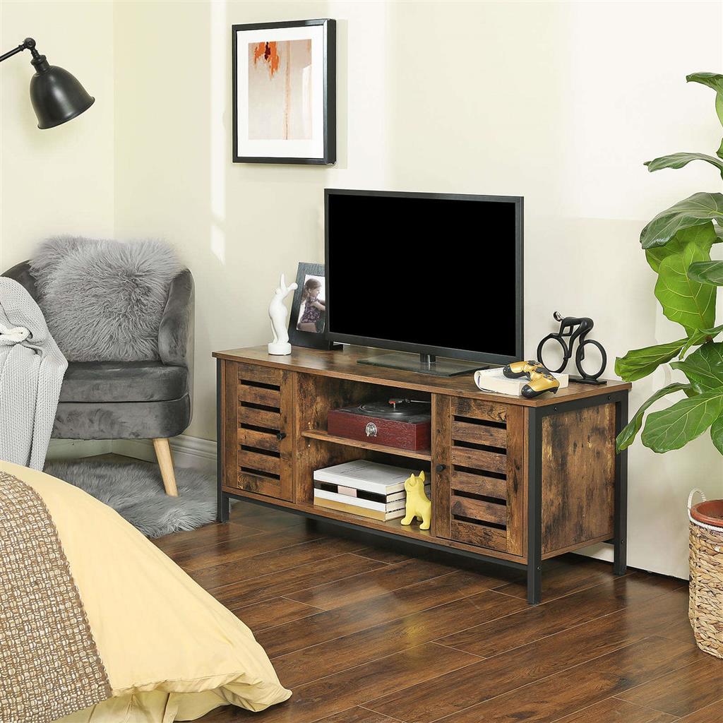 Industrial TV Console Unit Entertainment Center Home Furniture