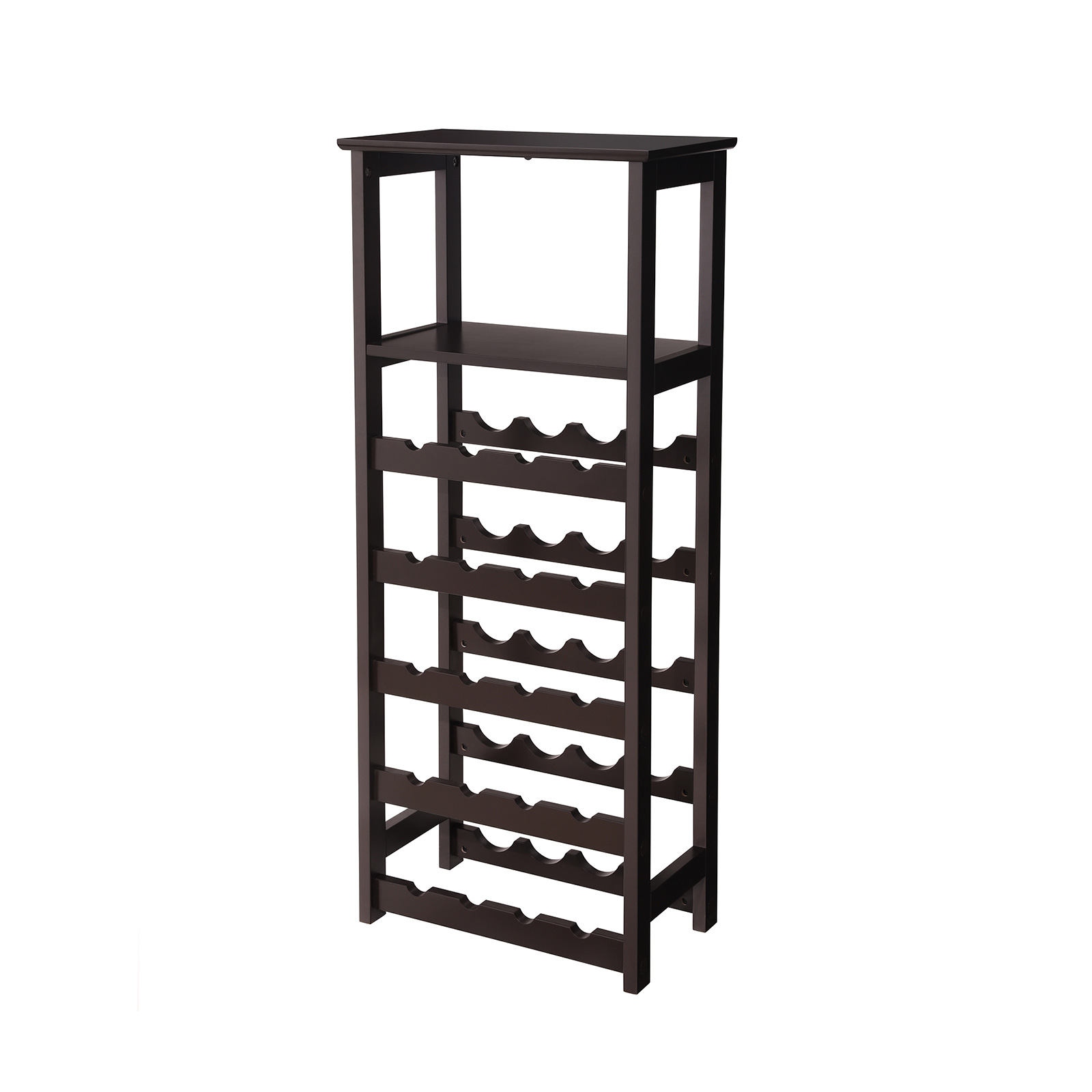 Wooden Display Wine Rack Wine Rack VASAGLE by SONGMICS