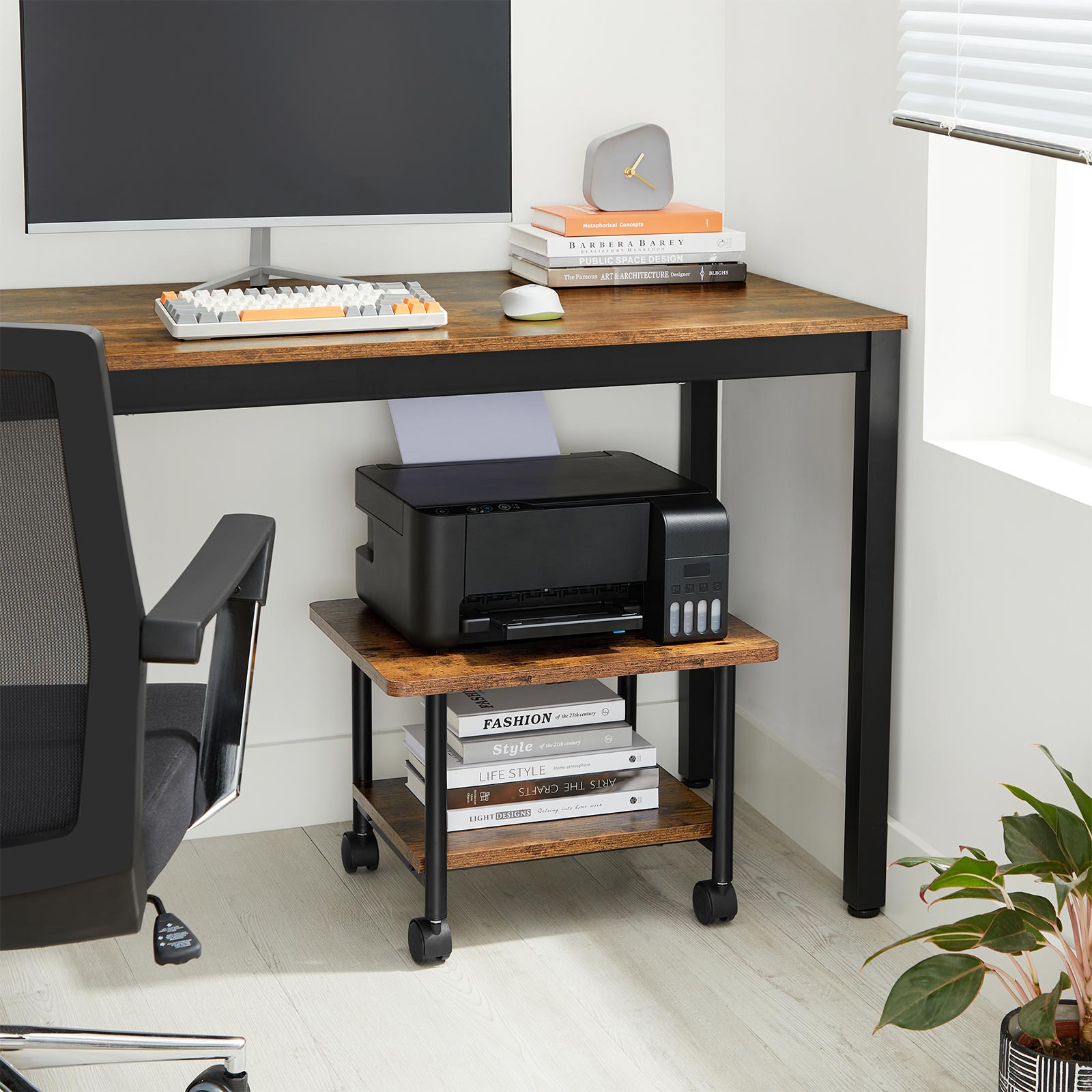 Printer Shelf Under Desk at Monica Lingo blog