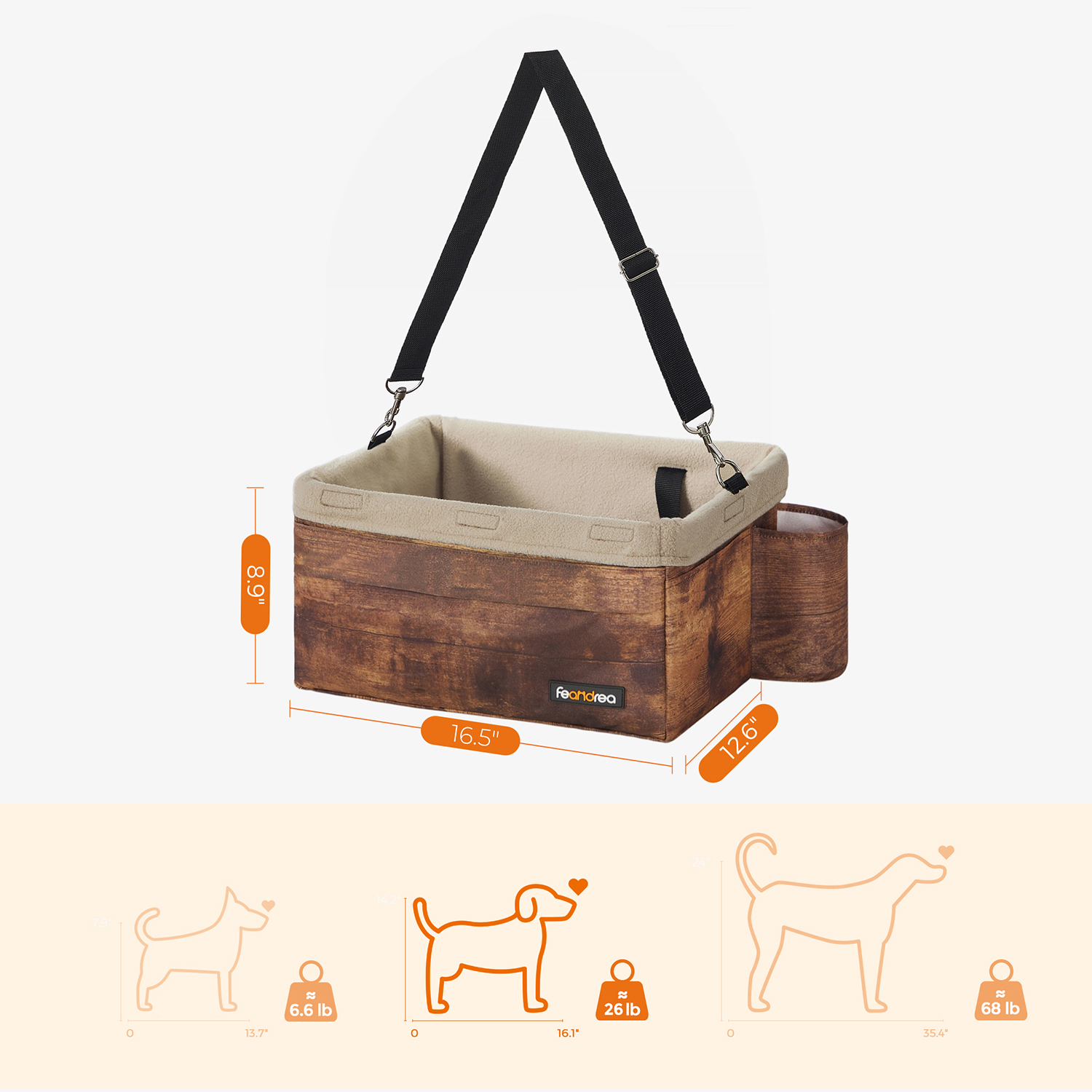 Dog Booster Seat SONGMICS