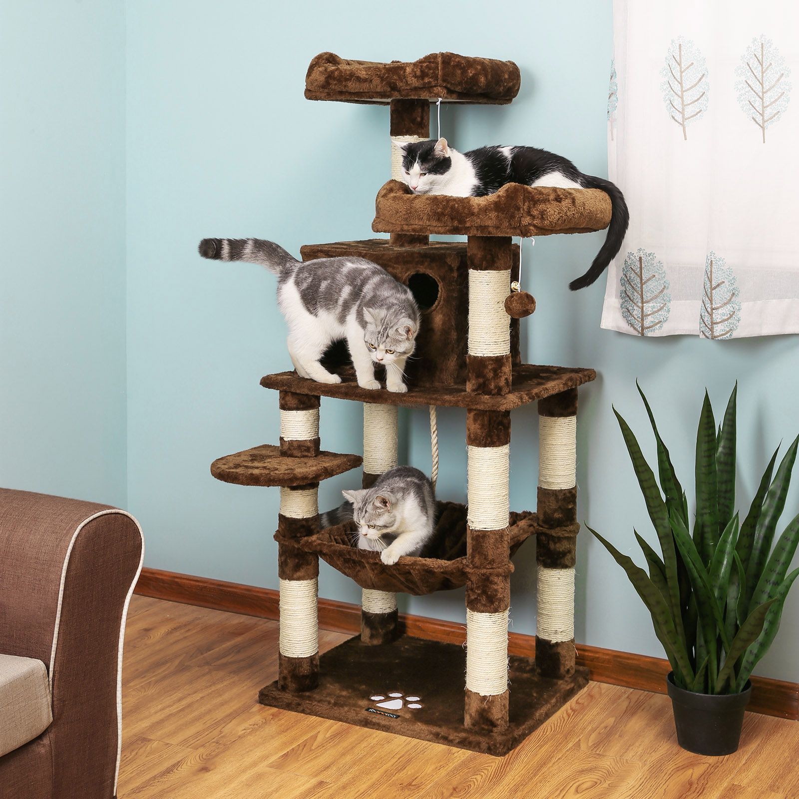 Brown Cat Tree for Sale | FEANDREA Cat Tree