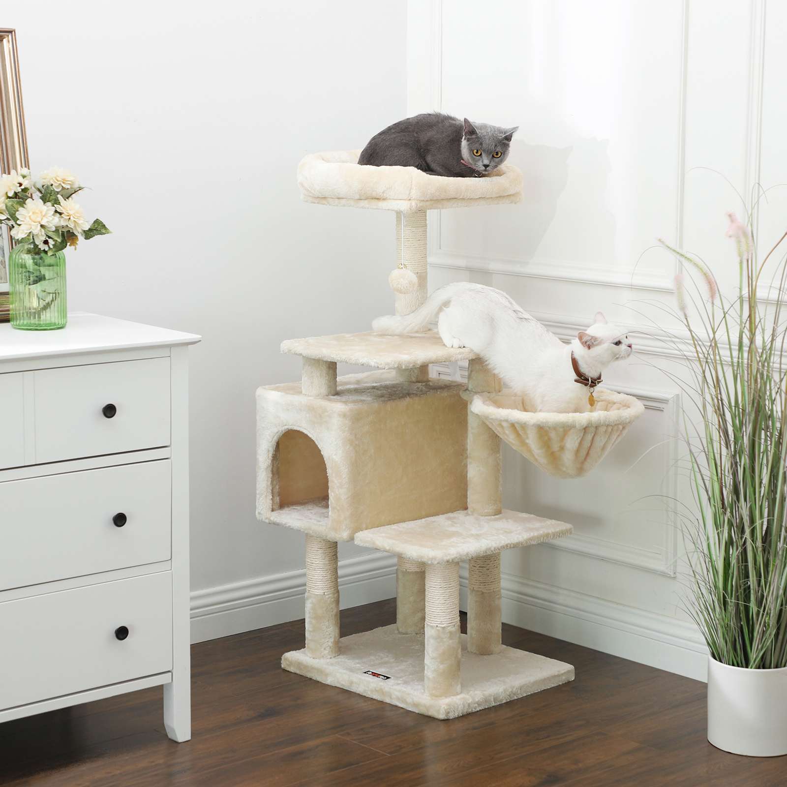 Cat Tree with Scratching Post FEANDREA Cat Tree