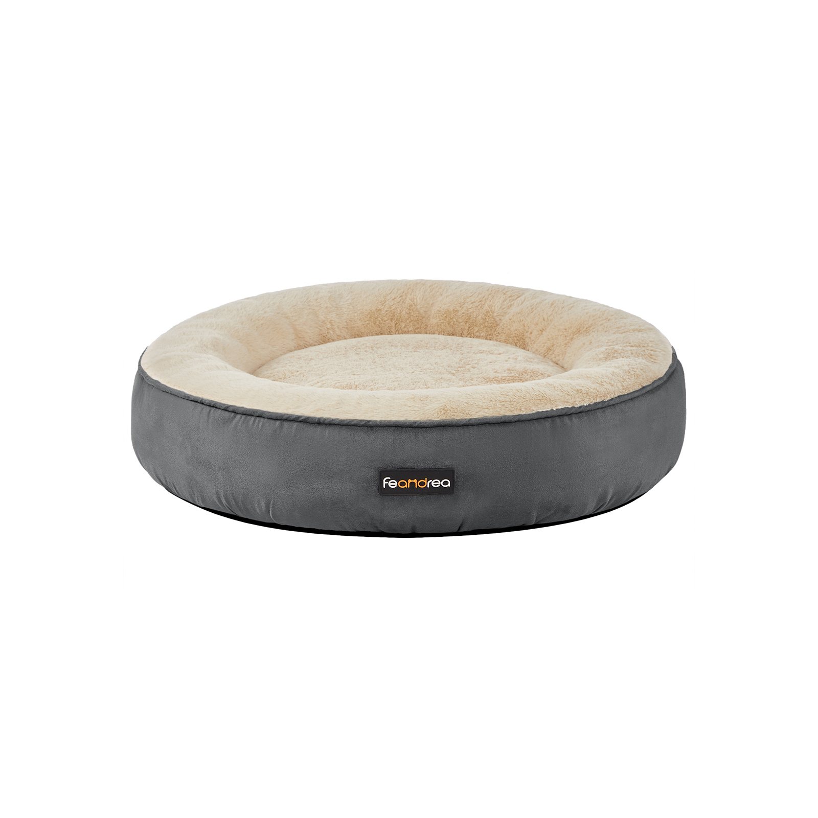 Washable Cat FEANDREA Dog Bed Pet Sofa for Dog Donut Shape Round Anti-Slip 