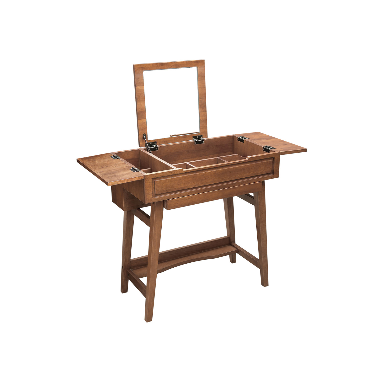 Solid Wood Vanity Table Vanity Table VASAGLE by SONGMICS