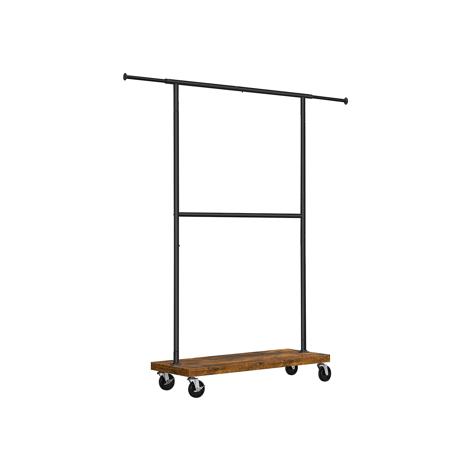 Industrial Garment Rack on Wheels Home Storage & Organization