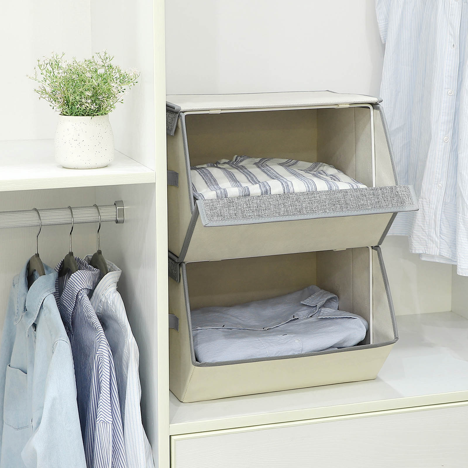 Stackable Storage Bins Cubes
