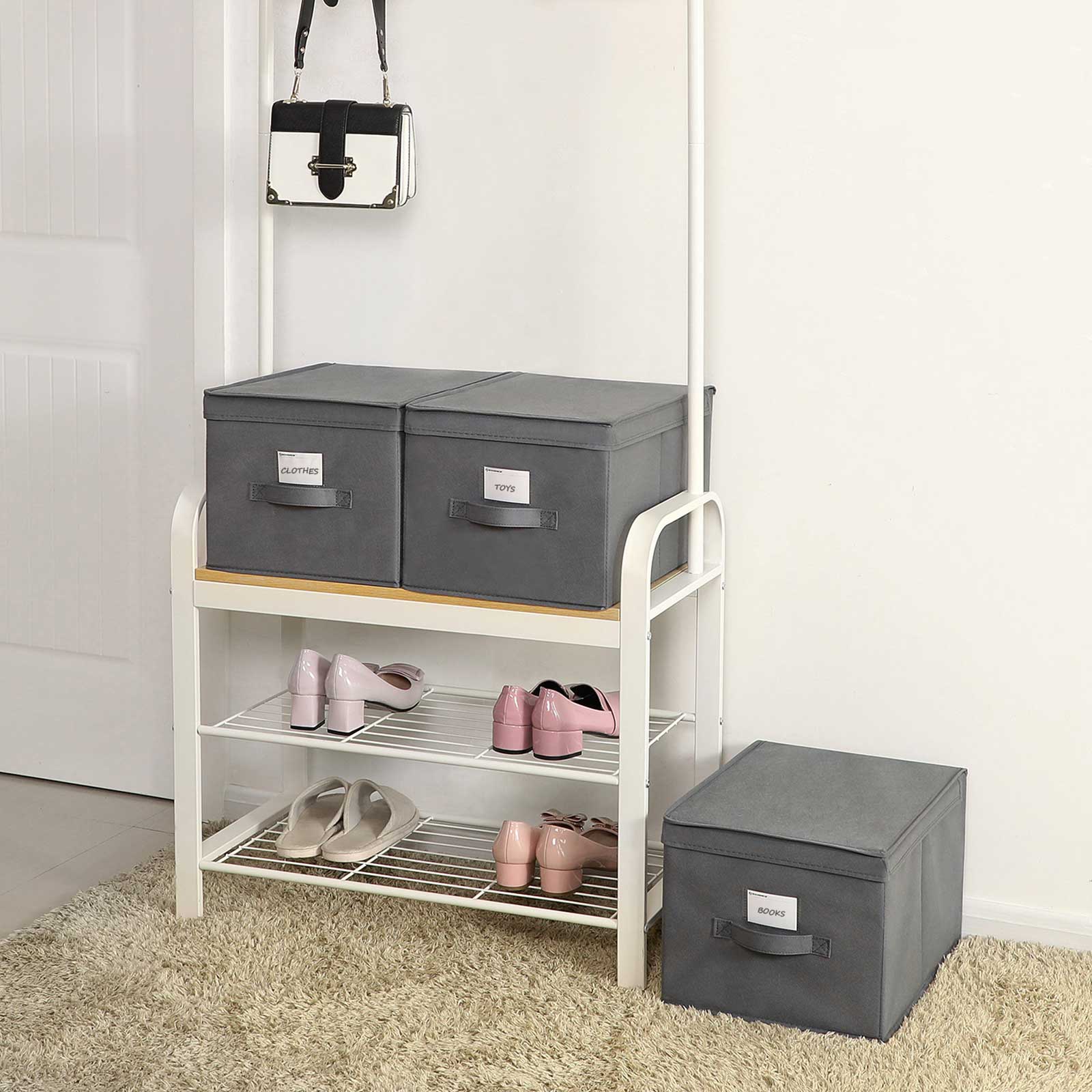 Large Grey Storage Bins