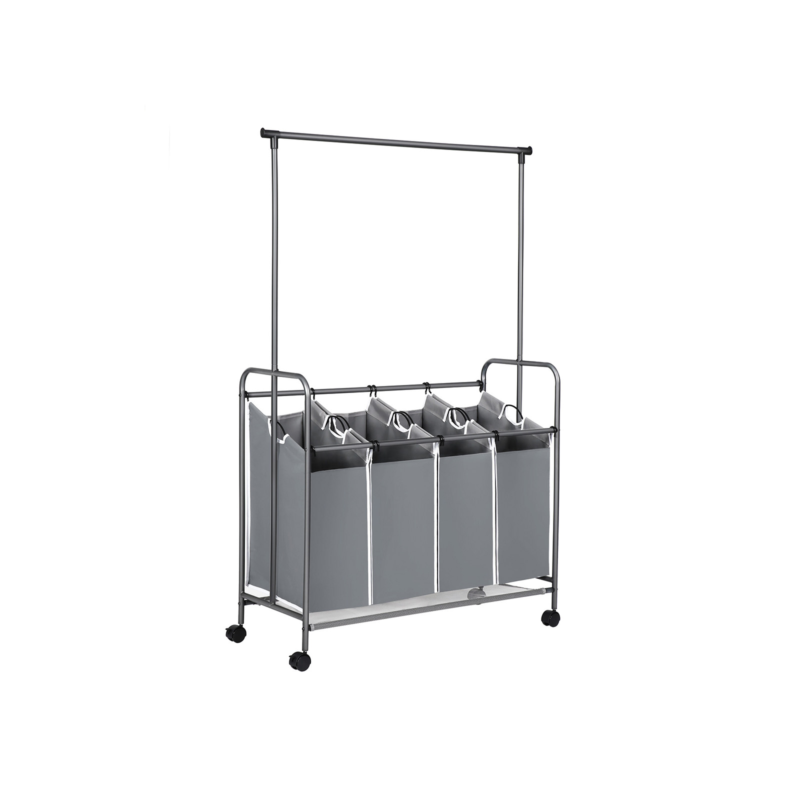 Hanging Bar Laundry Cart Laundry Cart SONGMICS