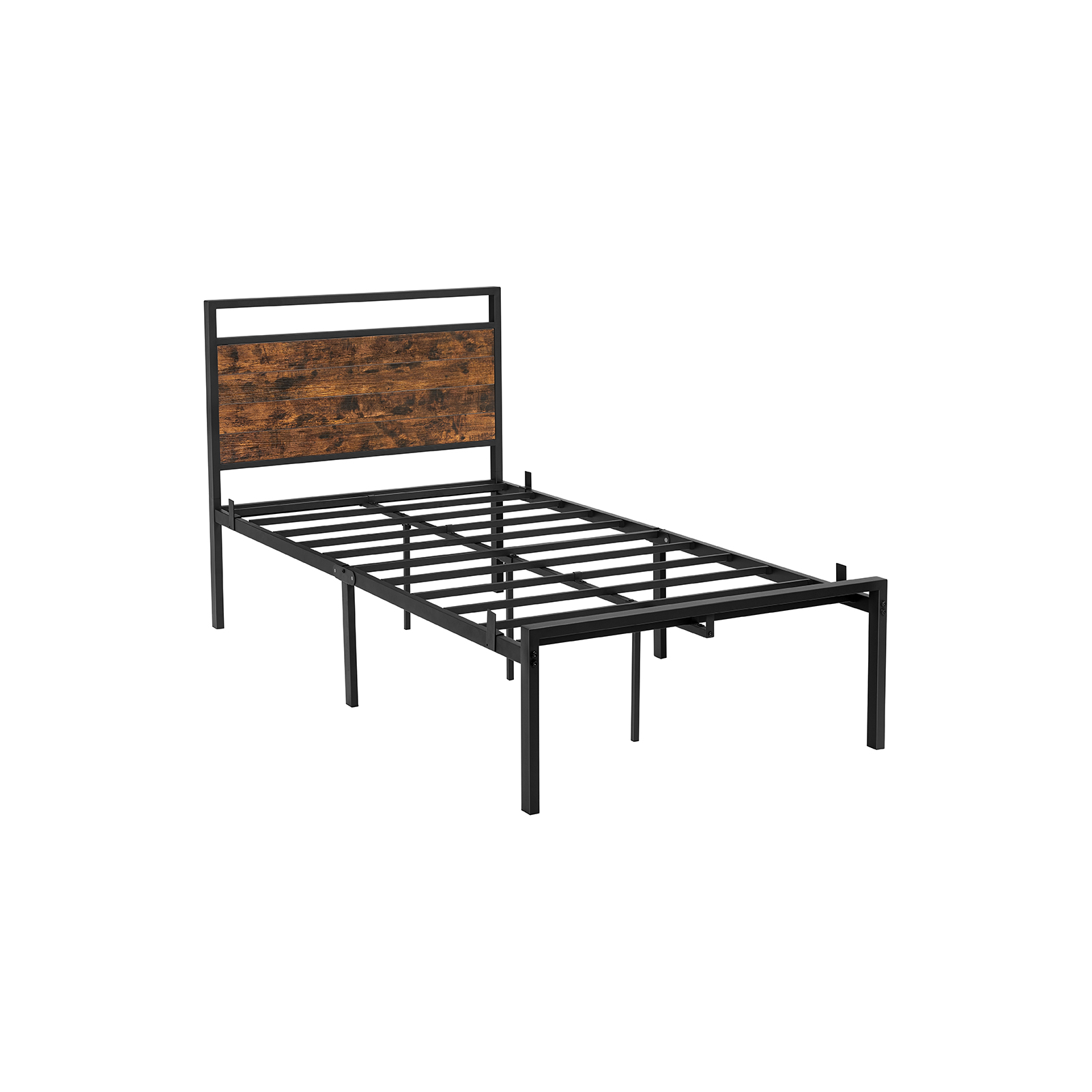 TwinSize Metal Bed Frame with Headboard Home Furniture VASAGLE by