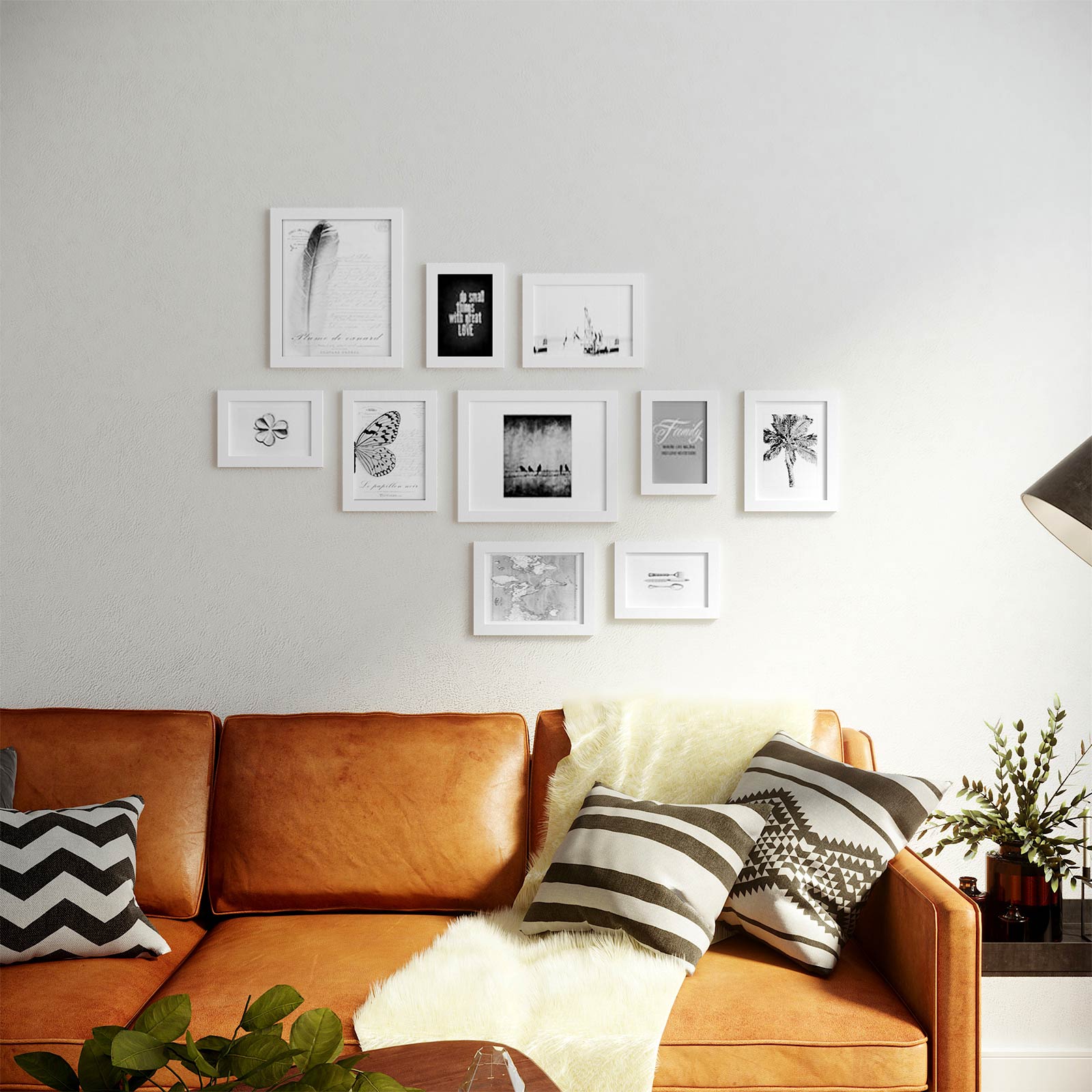 10 White Picture Frames Sets for Sale | Home Decor & Furnishings | SONGMICS