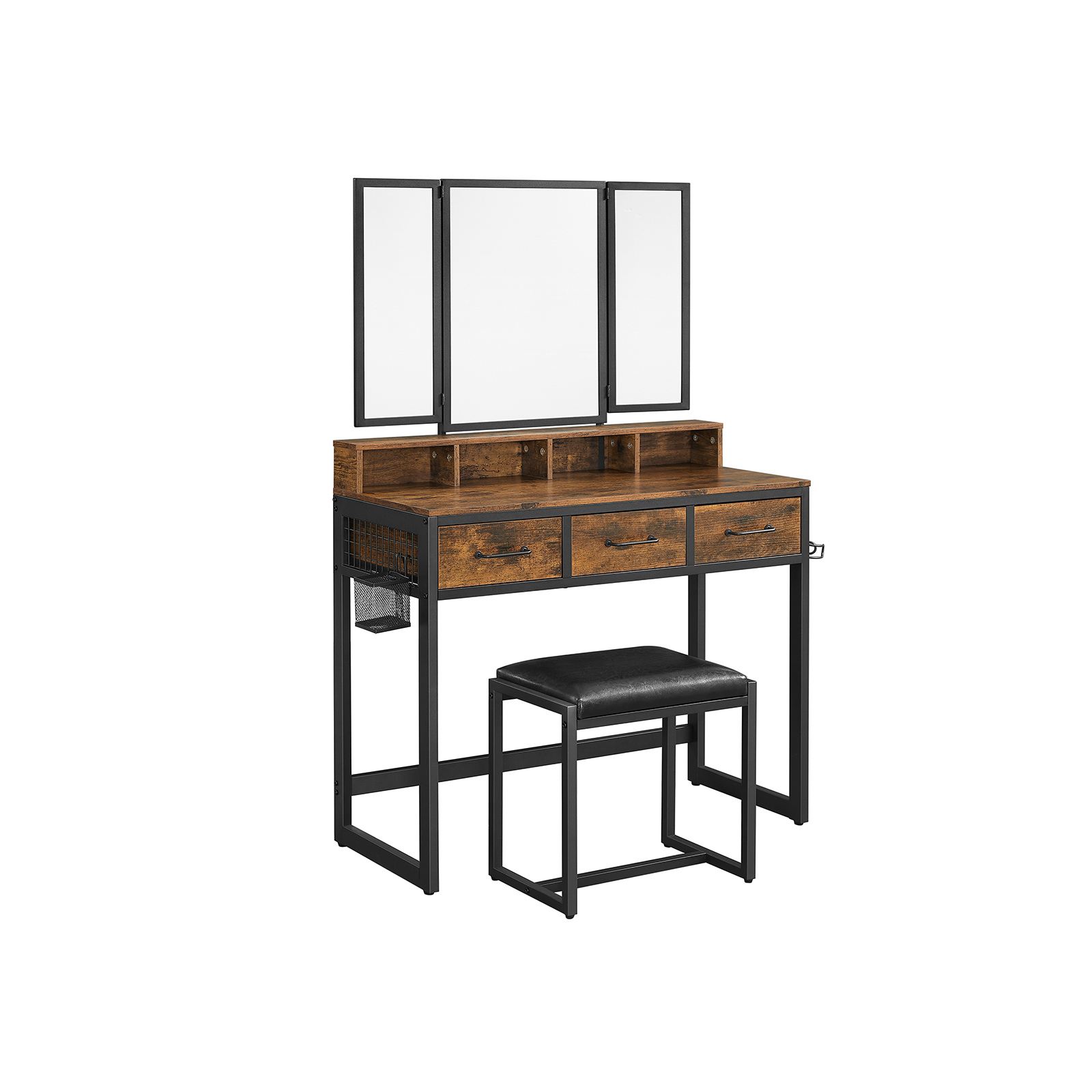 Industrial Makeup Vanity Table with Stool for Sale Home Furniture