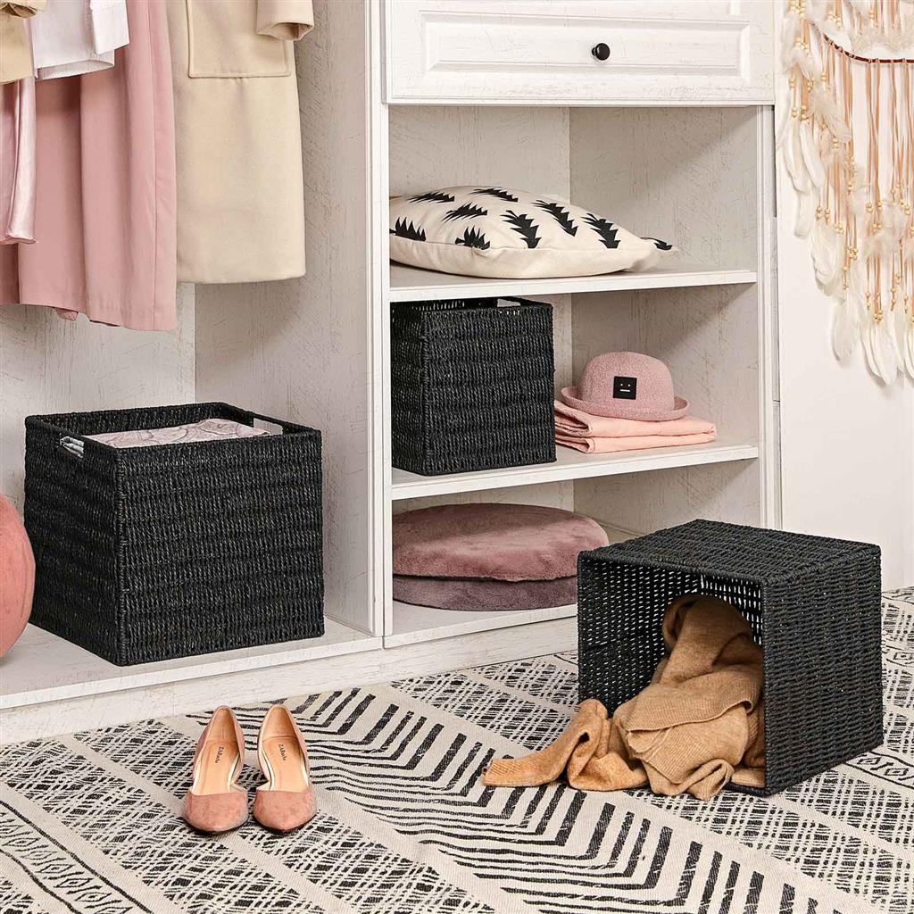 Wicker Style Storage Boxes