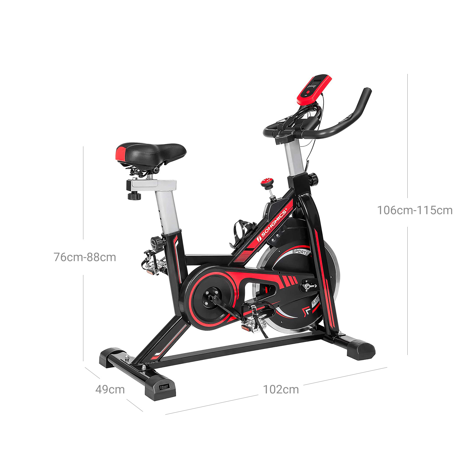songmics stationary bike
