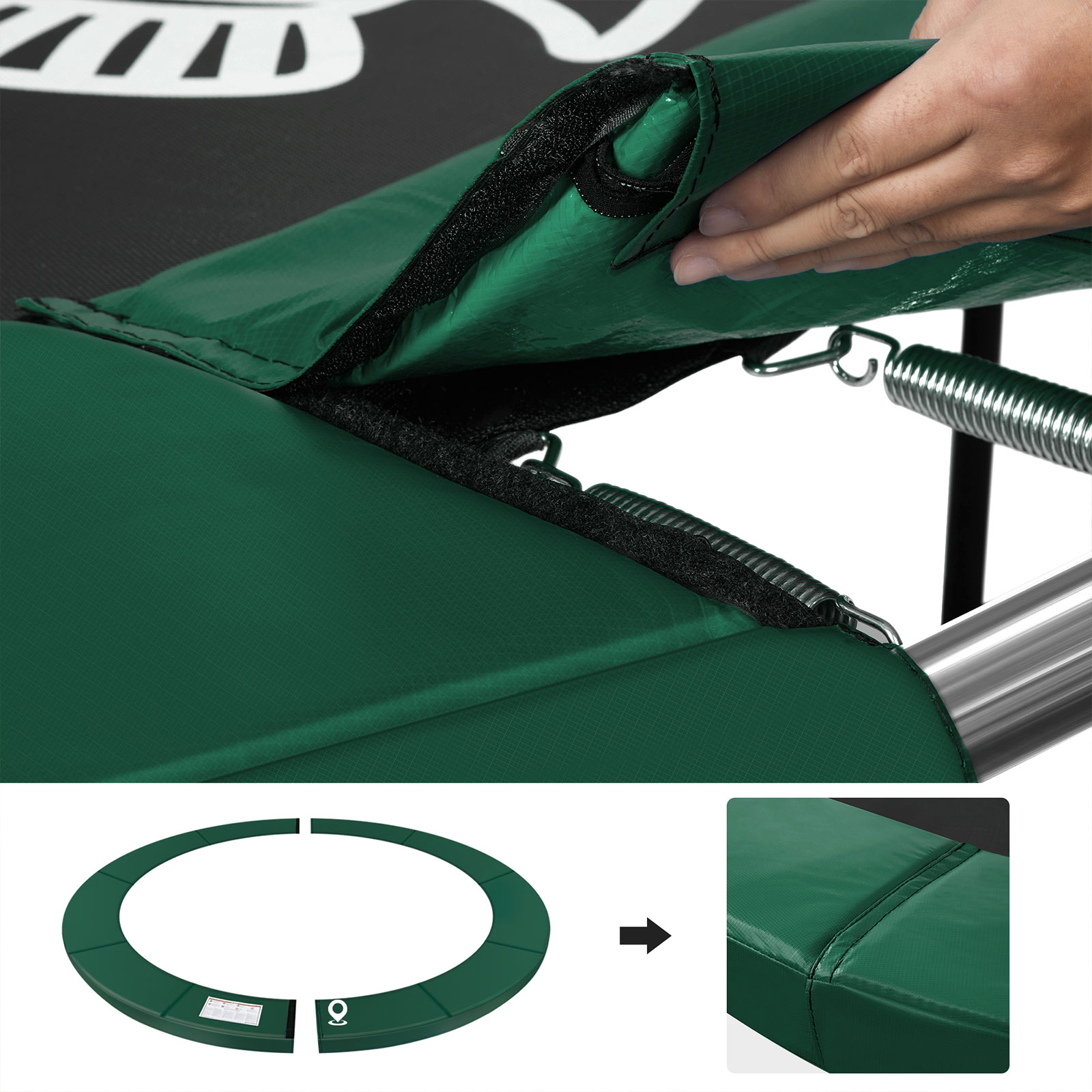 SONGMICS Replacement Trampoline Safety Pad Mat, 14 ft (168 Inches