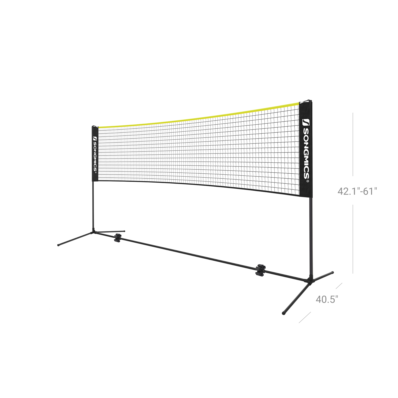 SONGMICS Badminton Net Set, Portable Sports Set for Badminton, Tennis