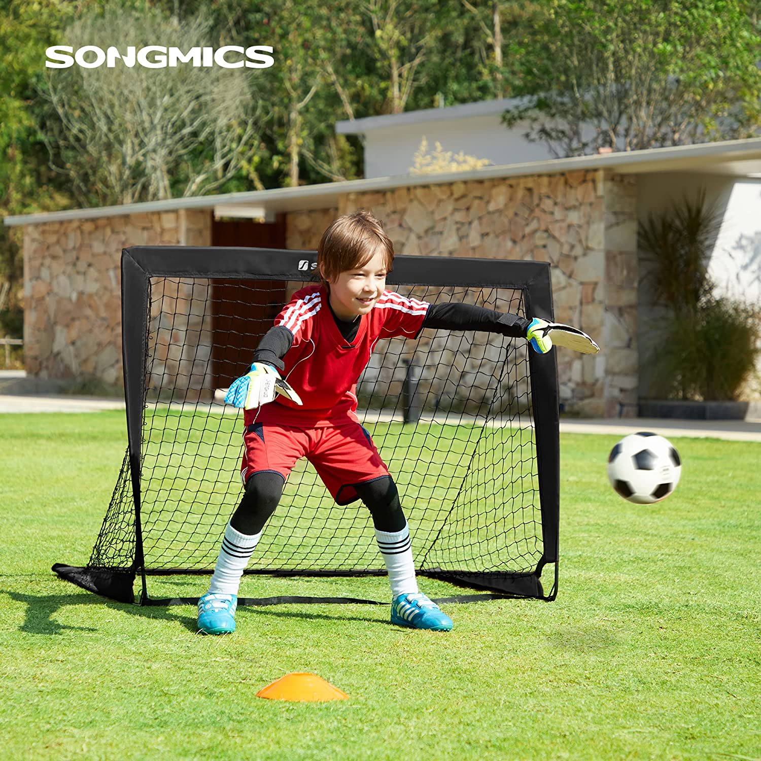 Soccer Goal with Target SONGMICS
